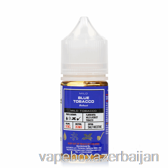 Vape Box Azerbaijan Blue Tobacco - BSX Salt Series - 30mL 50mg